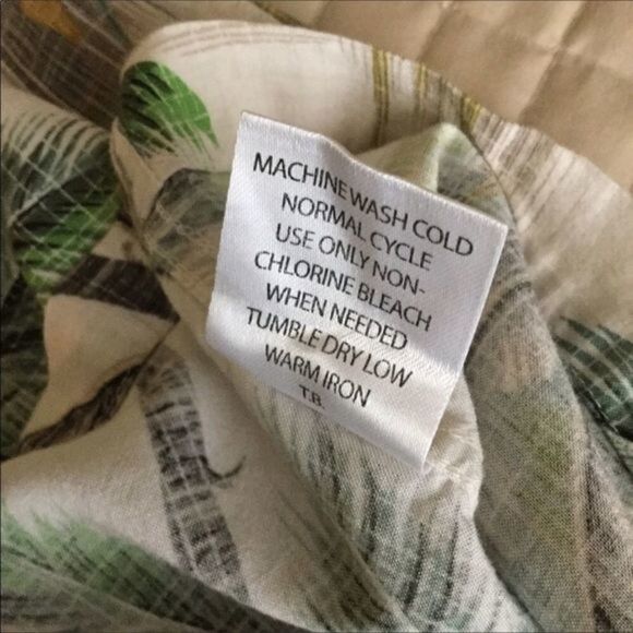 Arthouse Hawaiian Tropical Print‎ Shirt Palm Trees Size L - Picture 7 of 10